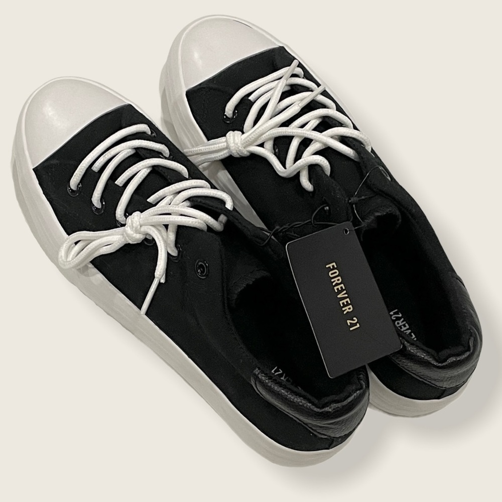 Forever 21  Canvas Platform Sneakers